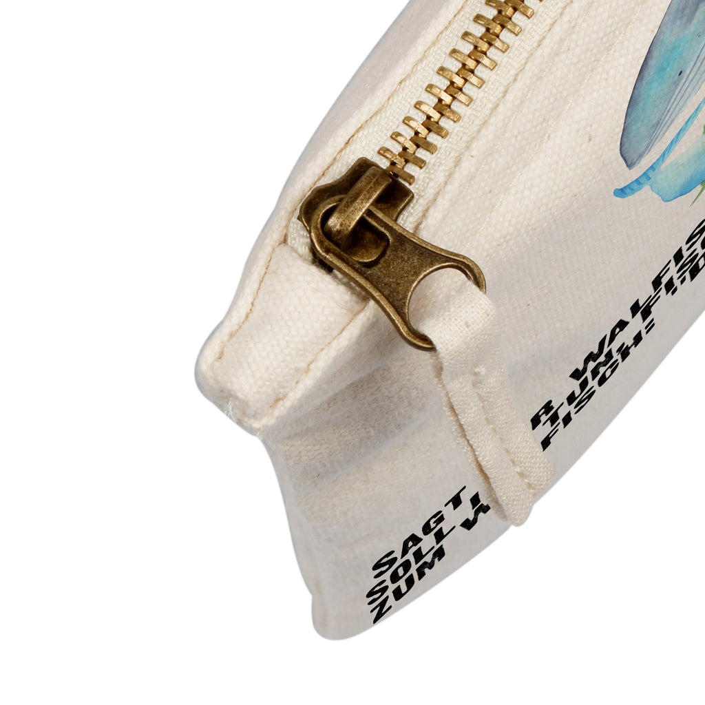 Schminktasche Walfisch & Thunfisch Schminktasche, Kosmetiktasche, Kosmetikbeutel, Stiftemäppchen, Etui, Federmappe, Makeup, XXL, Schminketui, Kosmetiketui, Schlamperetui, Tiermotive, Gute Laune, lustige Sprüche, Tiere, Wal, Wahl, Tunfisch, Wortwitz lustig, Spruch lustig, Flachwitz, Witz, Spruch des Tages, Flachwitz Geschenk