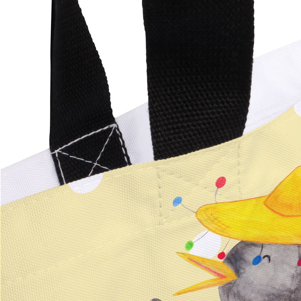 Shopper Rabe mit Sombrero Beutel, Einkaufstasche, Tasche, Strandtasche, Einkaufsbeutel, Shopper, Schultasche, Freizeittasche, Tragebeutel, Schulbeutel, Alltagstasche, Tiermotive, Gute Laune, lustige Sprüche, Tiere, Rabe, Vogel, Vögel, Spruch positiv, fröhlich sein, glücklich sein, Glück Spruch, froh, Elster, Motivation