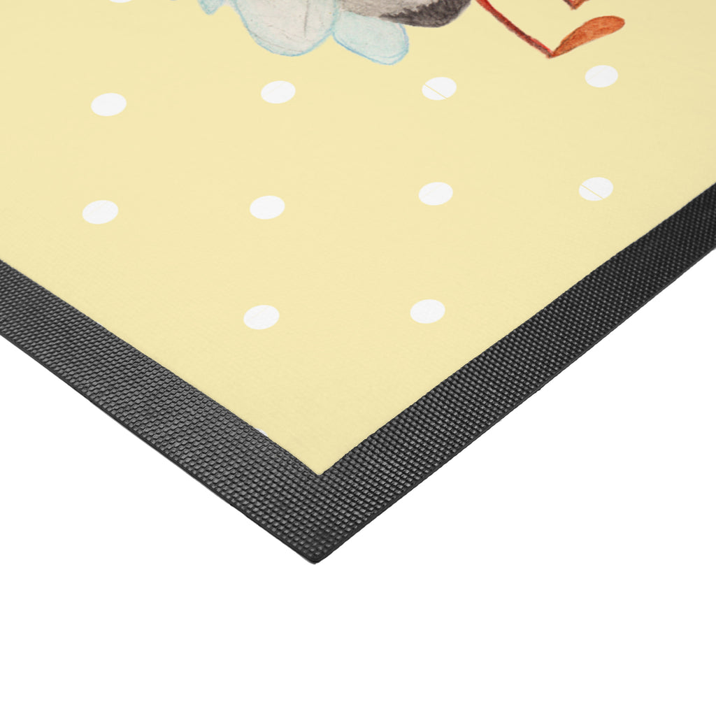 Fußmatte Hummeln mit Kleeblatt Hummel, Biene, Spruch positiv, Biene Deko, Spruch schön, glücklich sein, glücklich werden, Spruch fröhlich Türvorleger, Schmutzmatte, Fußabtreter, Matte, Schmutzfänger, Fußabstreifer, Schmutzfangmatte, Türmatte, Motivfußmatte,  Haustürmatte, Vorleger  süße Tiermotive, gute Laune, lustige Sprüche, Tiere