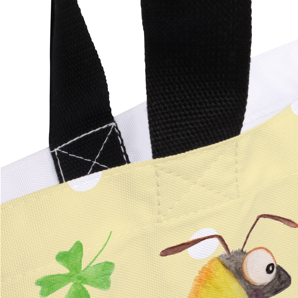 Shopper Hummeln mit Kleeblatt Beutel, Einkaufstasche, Tasche, Strandtasche, Einkaufsbeutel, Shopper, Schultasche, Freizeittasche, Tragebeutel, Schulbeutel, Alltagstasche, Tiermotive, Gute Laune, lustige Sprüche, Tiere, Hummel, Biene, Spruch positiv, Biene Deko, Spruch schön, glücklich sein, glücklich werden, Spruch fröhlich