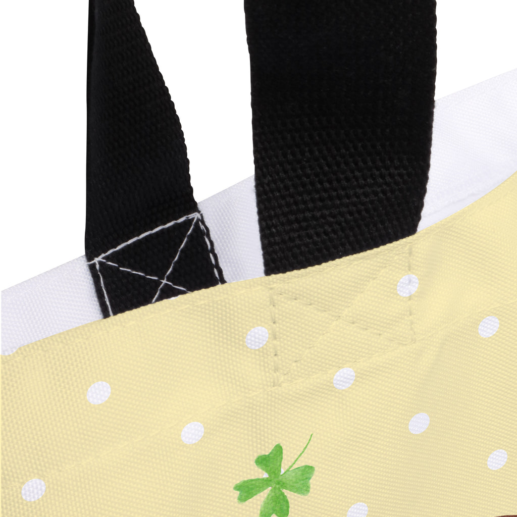 Shopper Hummeln mit Kleeblatt Beutel, Einkaufstasche, Tasche, Strandtasche, Einkaufsbeutel, Shopper, Schultasche, Freizeittasche, Tragebeutel, Schulbeutel, Alltagstasche, Tiermotive, Gute Laune, lustige Sprüche, Tiere, Hummel, Biene, Spruch positiv, Biene Deko, Spruch schön, glücklich sein, glücklich werden, Spruch fröhlich