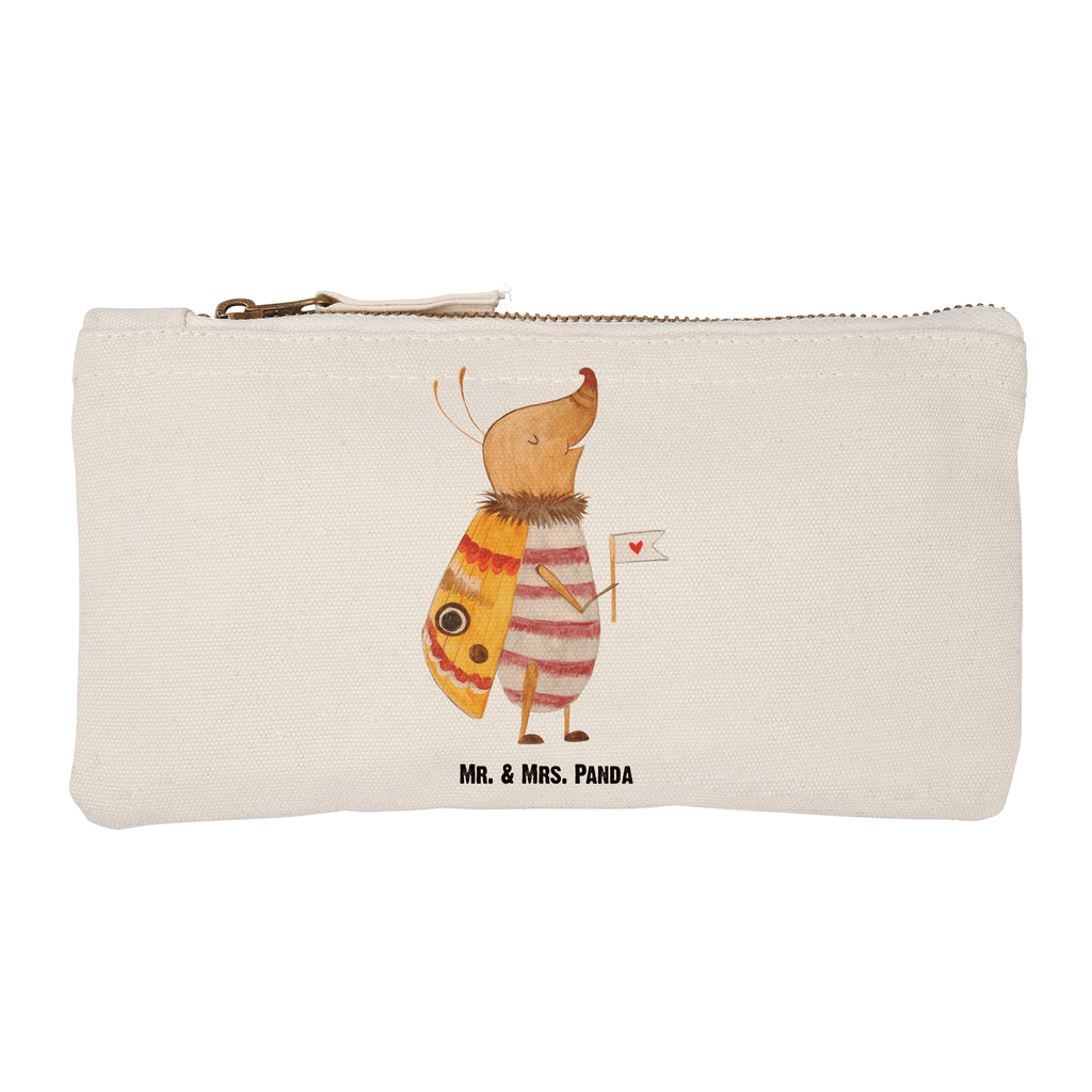 Schminktasche Nachtfalter mit Fähnchen Schminktasche, Kosmetiktasche, Kosmetikbeutel, Stiftemäppchen, Etui, Federmappe, Makeup, XXL, Schminketui, Kosmetiketui, Schlamperetui, Tiermotive, Gute Laune, lustige Sprüche, Tiere, Nachtfalter, Käfer, Spruch lustig, Spruch witzig, süß, niedlich, Küche Deko, Was kostet die Welt