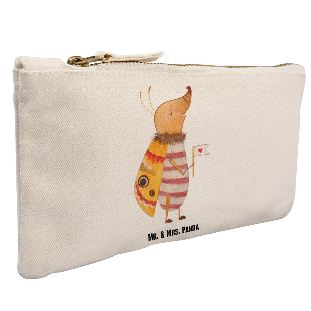 Schminktasche Nachtfalter mit Fähnchen Schminktasche, Kosmetiktasche, Kosmetikbeutel, Stiftemäppchen, Etui, Federmappe, Makeup, XXL, Schminketui, Kosmetiketui, Schlamperetui, Tiermotive, Gute Laune, lustige Sprüche, Tiere, Nachtfalter, Käfer, Spruch lustig, Spruch witzig, süß, niedlich, Küche Deko, Was kostet die Welt