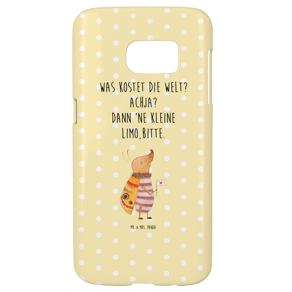 Samsung Galaxy S7 Handyhülle Nachtfalter mit Fähnchen Handycover, Handyhülle, Cover, Handy, Hülle, Samsung, Samsung Galaxy S7, süße Tiermotive, gute Laune, lustige Sprüche, Tiere, Nachtfalter, Käfer, Spruch lustig, Spruch witzig, süß, niedlich, Küche Deko, Was kostet die Welt