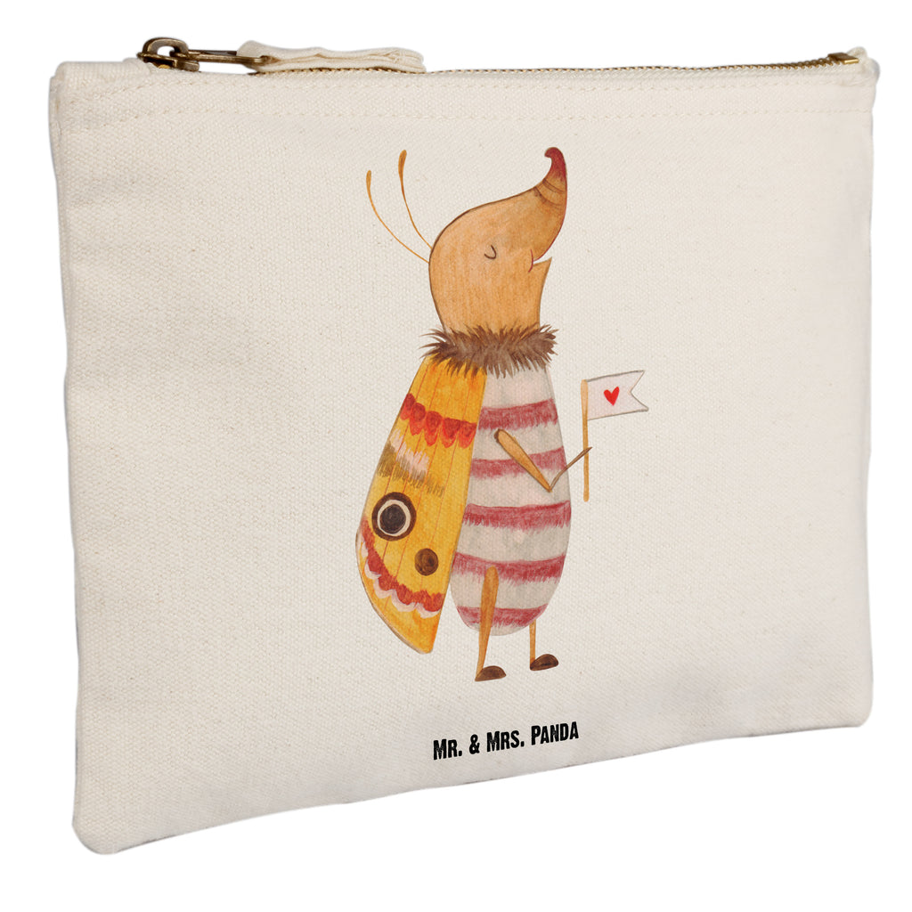 Schminktasche Nachtfalter mit Fähnchen Schminktasche, Kosmetiktasche, Kosmetikbeutel, Stiftemäppchen, Etui, Federmappe, Makeup, XXL, Schminketui, Kosmetiketui, Schlamperetui, Tiermotive, Gute Laune, lustige Sprüche, Tiere, Nachtfalter, Käfer, Spruch lustig, Spruch witzig, süß, niedlich, Küche Deko, Was kostet die Welt