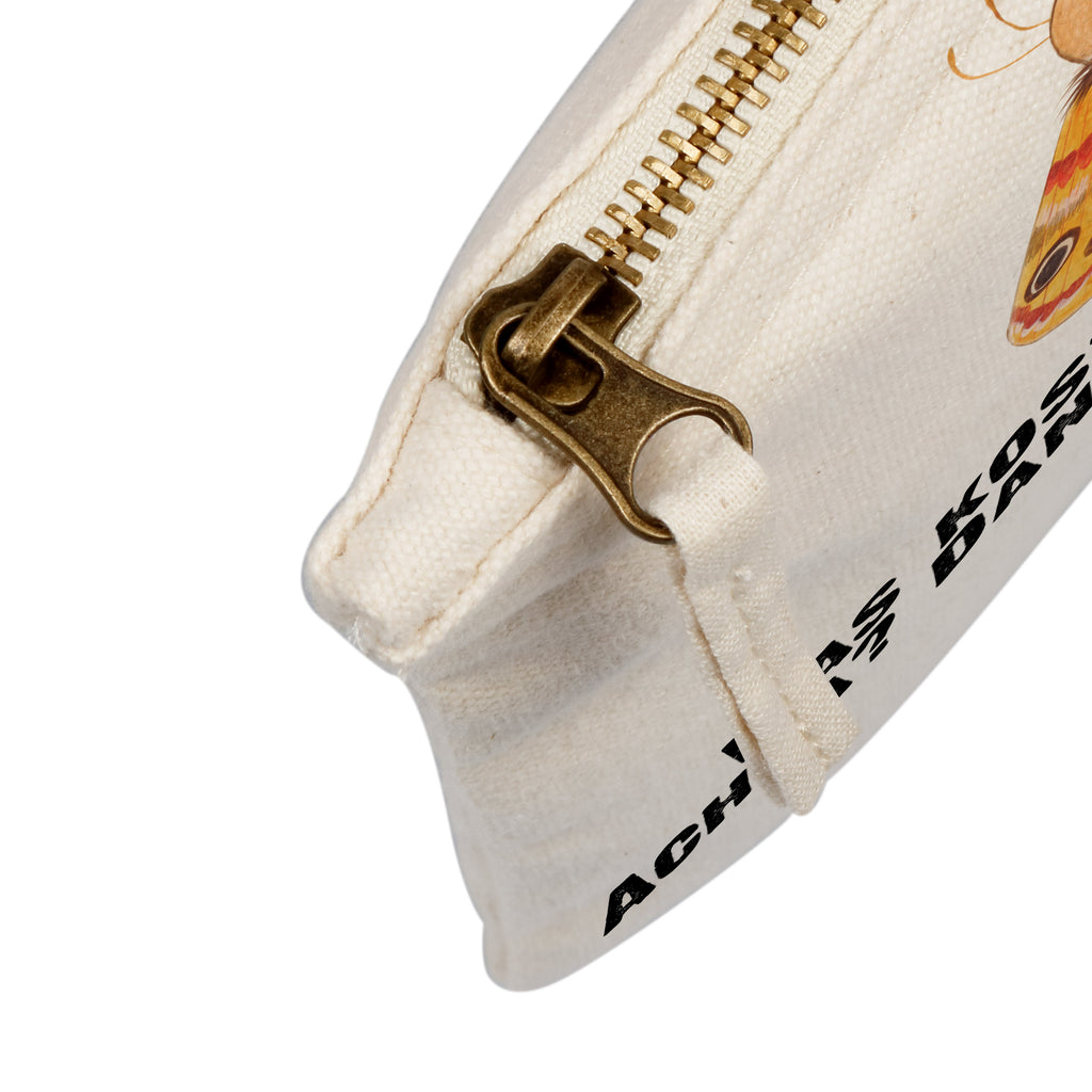 Schminktasche Nachtfalter mit Fähnchen Schminktasche, Kosmetiktasche, Kosmetikbeutel, Stiftemäppchen, Etui, Federmappe, Makeup, XXL, Schminketui, Kosmetiketui, Schlamperetui, Tiermotive, Gute Laune, lustige Sprüche, Tiere, Nachtfalter, Käfer, Spruch lustig, Spruch witzig, süß, niedlich, Küche Deko, Was kostet die Welt