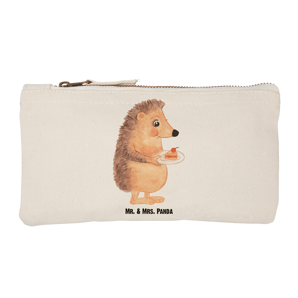 Schminktasche Igel mit Kuchenstück Schminktasche, Kosmetiktasche, Kosmetikbeutel, Stiftemäppchen, Etui, Federmappe, Makeup, XXL, Schminketui, Kosmetiketui, Schlamperetui, Tiermotive, Gute Laune, lustige Sprüche, Tiere, Igel, Essen Spruch, Kuchen, Backen Geschenk, Kuchen backen, Einladung Party, Geburtstagskuchen, Torte