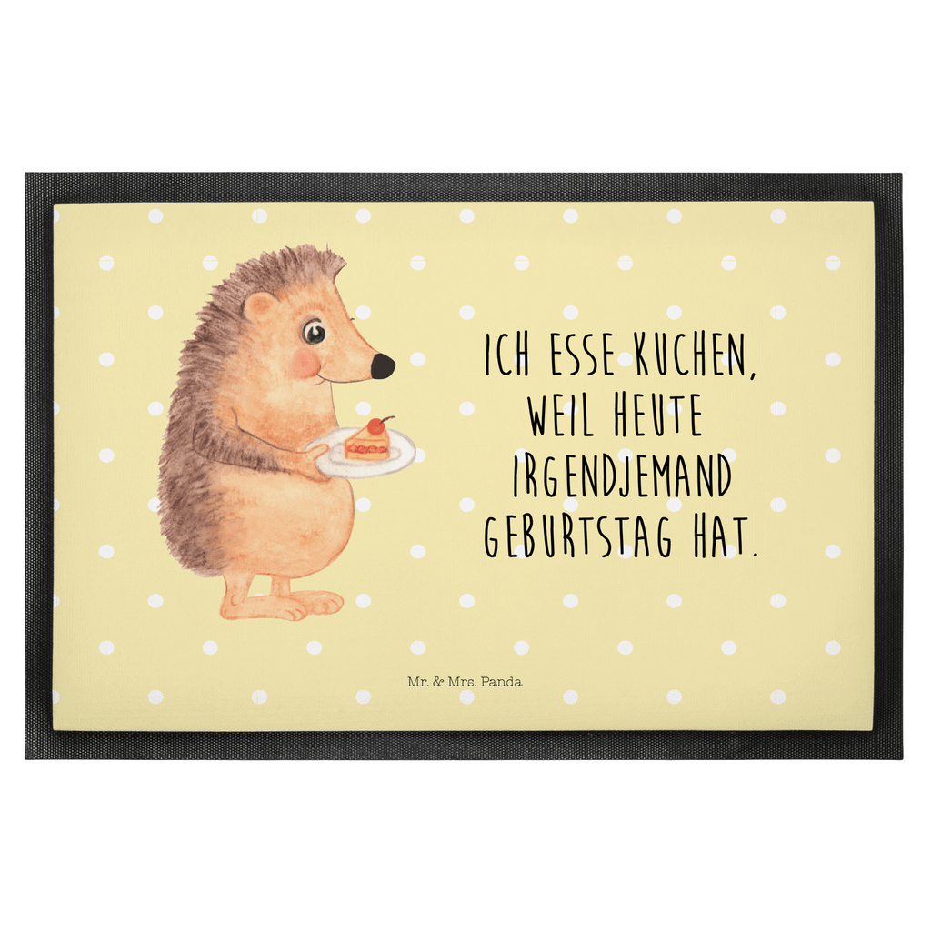Fußmatte Igel mit Kuchenstück Igel, Essen Spruch, Kuchen, Backen Geschenk, Kuchen backen, Einladung Party, Geburtstagskuchen, Torte  Türvorleger, Schmutzmatte, Fußabtreter, Matte, Schmutzfänger, Fußabstreifer, Schmutzfangmatte, Türmatte, Motivfußmatte,  Haustürmatte, Vorleger  süße Tiermotive, gute Laune, lustige Sprüche, Tiere