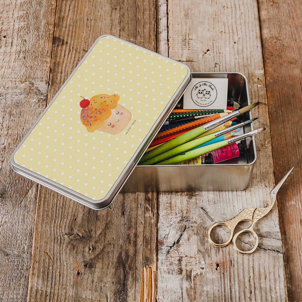 Metalldose rechteckig Cupcake Blechdose, Metalldose, Blechbox, Container, Keksdose, Vorratsdose, Vorratsbox, Döschen, Versperbox, Vesperdose, Aufbewahrungsdose, Aufbewahrungsbox, Aluminiumdose, Dose, Tiermotive, Gute Laune, lustige Sprüche, Tiere, Cupcakes, Muffin, Wunder, Küche Deko, Küche Spruch, Backen Geschenk, Geschenk Koch, Motivation Sprüche