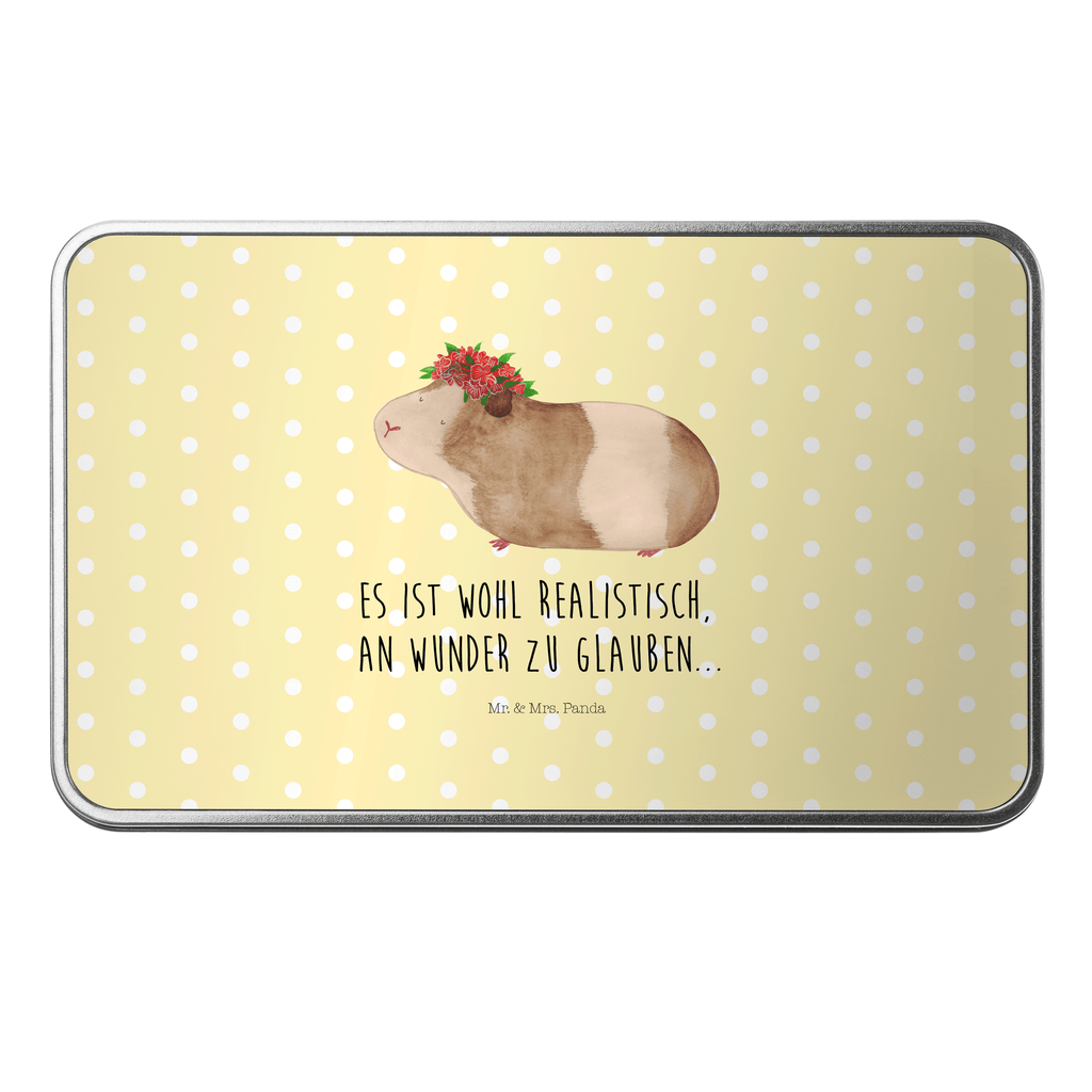 Metalldose rechteckig Meerschweinchen weise Blechdose, Metalldose, Blechbox, Container, Keksdose, Vorratsdose, Vorratsbox, Döschen, Versperbox, Vesperdose, Aufbewahrungsdose, Aufbewahrungsbox, Aluminiumdose, Dose, Tiermotive, Gute Laune, lustige Sprüche, Tiere, Meerschweinchen, Meerie, Meeries, Wunder, Blumenkind, Realität, Spruch, Weisheit, Motivation, Wunderland