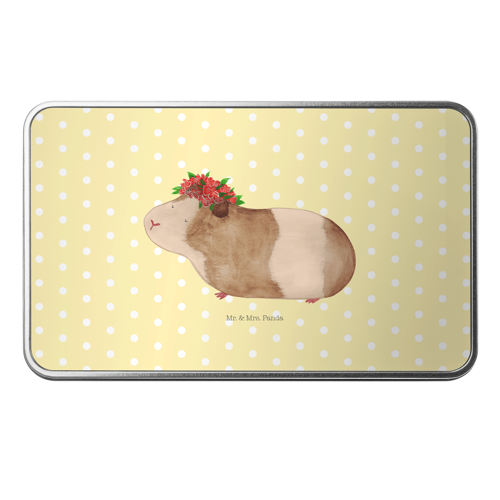 Metalldose rechteckig Meerschweinchen weise Blechdose, Metalldose, Blechbox, Container, Keksdose, Vorratsdose, Vorratsbox, Döschen, Versperbox, Vesperdose, Aufbewahrungsdose, Aufbewahrungsbox, Aluminiumdose, Dose, Tiermotive, Gute Laune, lustige Sprüche, Tiere, Meerschweinchen, Meerie, Meeries, Wunder, Blumenkind, Realität, Spruch, Weisheit, Motivation, Wunderland