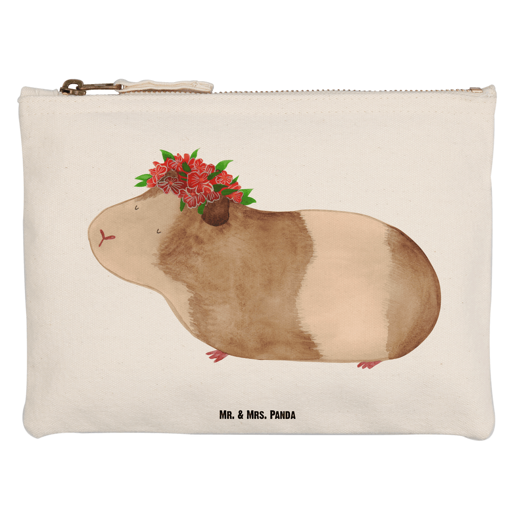 Schminktasche Meerschweinchen weise Schminktasche, Kosmetiktasche, Kosmetikbeutel, Stiftemäppchen, Etui, Federmappe, Makeup, XXL, Schminketui, Kosmetiketui, Schlamperetui, Tiermotive, Gute Laune, lustige Sprüche, Tiere, Meerschweinchen, Meerie, Meeries, Wunder, Blumenkind, Realität, Spruch, Weisheit, Motivation, Wunderland