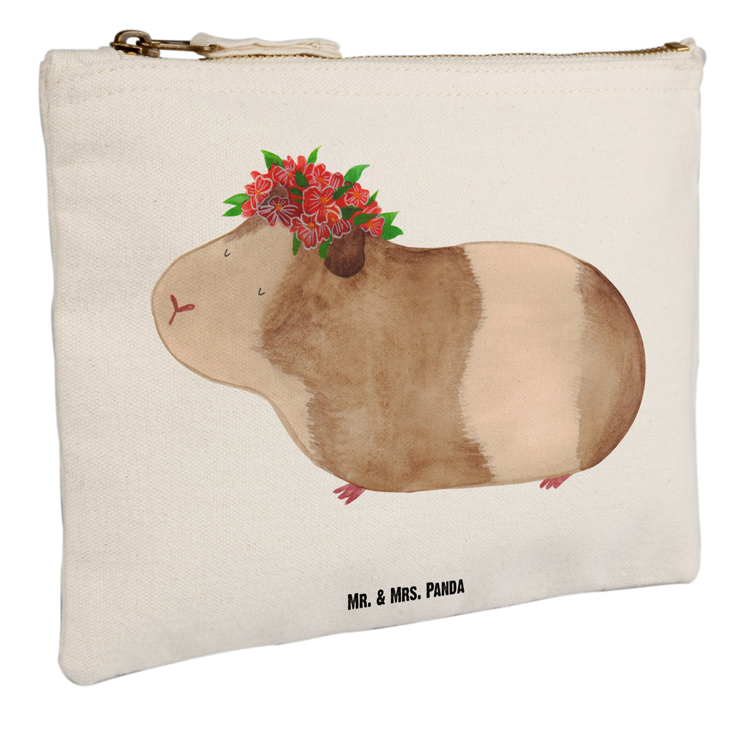 Schminktasche Meerschweinchen weise Schminktasche, Kosmetiktasche, Kosmetikbeutel, Stiftemäppchen, Etui, Federmappe, Makeup, XXL, Schminketui, Kosmetiketui, Schlamperetui, Tiermotive, Gute Laune, lustige Sprüche, Tiere, Meerschweinchen, Meerie, Meeries, Wunder, Blumenkind, Realität, Spruch, Weisheit, Motivation, Wunderland