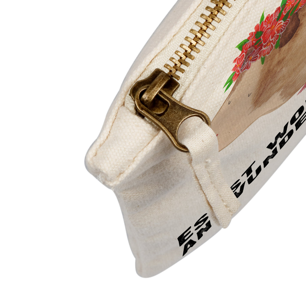 Schminktasche Meerschweinchen weise Schminktasche, Kosmetiktasche, Kosmetikbeutel, Stiftemäppchen, Etui, Federmappe, Makeup, XXL, Schminketui, Kosmetiketui, Schlamperetui, Tiermotive, Gute Laune, lustige Sprüche, Tiere, Meerschweinchen, Meerie, Meeries, Wunder, Blumenkind, Realität, Spruch, Weisheit, Motivation, Wunderland