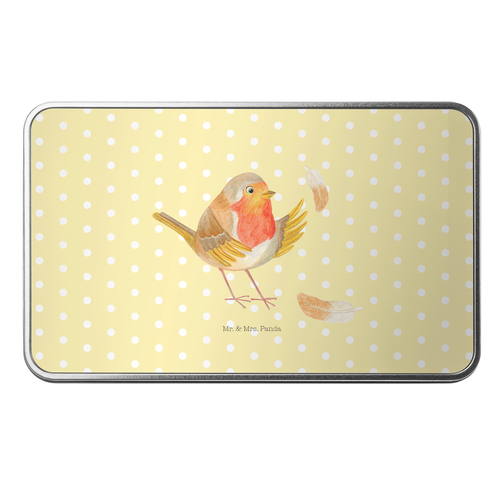Metalldose rechteckig Rotkehlchen mit Federn Blechdose, Metalldose, Blechbox, Container, Keksdose, Vorratsdose, Vorratsbox, Döschen, Versperbox, Vesperdose, Aufbewahrungsdose, Aufbewahrungsbox, Aluminiumdose, Dose, Tiermotive, Gute Laune, lustige Sprüche, Tiere, What if i fall, Rotkehlchen, Spruch Motivation, Spruch Mut, Vogel, Motivation Sprüche, Motivationsbilder, fliegen