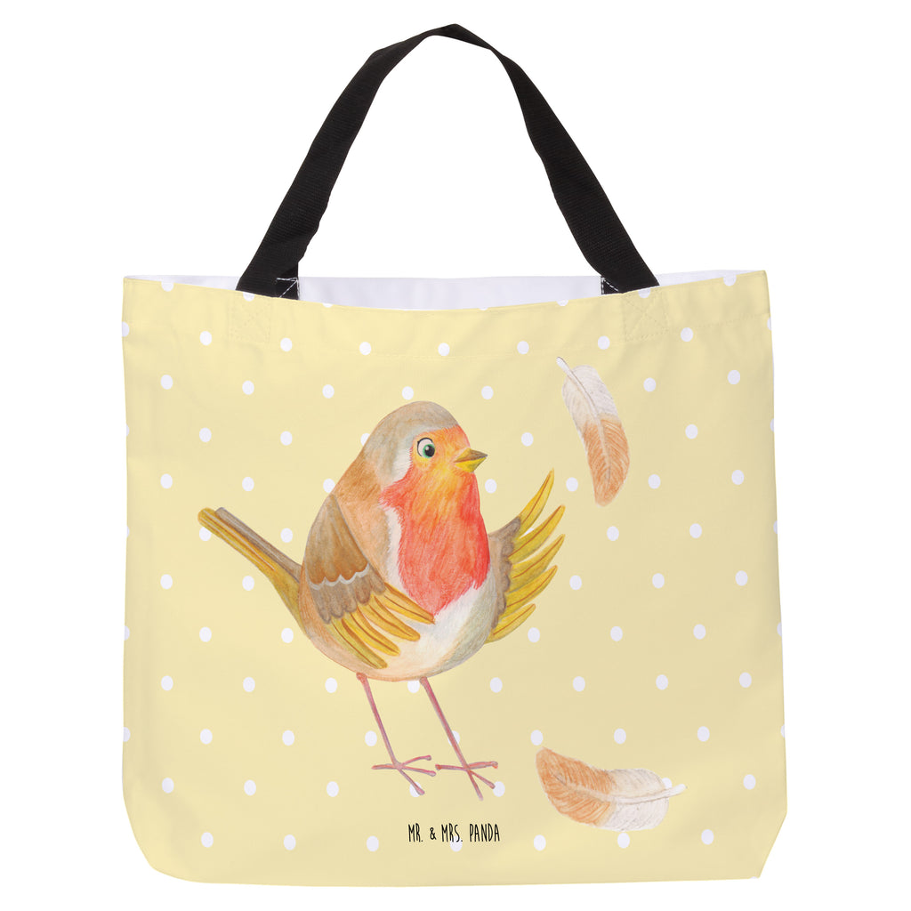 Shopper Rotkehlchen mit Federn Beutel, Einkaufstasche, Tasche, Strandtasche, Einkaufsbeutel, Shopper, Schultasche, Freizeittasche, Tragebeutel, Schulbeutel, Alltagstasche, Tiermotive, Gute Laune, lustige Sprüche, Tiere, What if i fall, Rotkehlchen, Spruch Motivation, Spruch Mut, Vogel, Motivation Sprüche, Motivationsbilder, fliegen