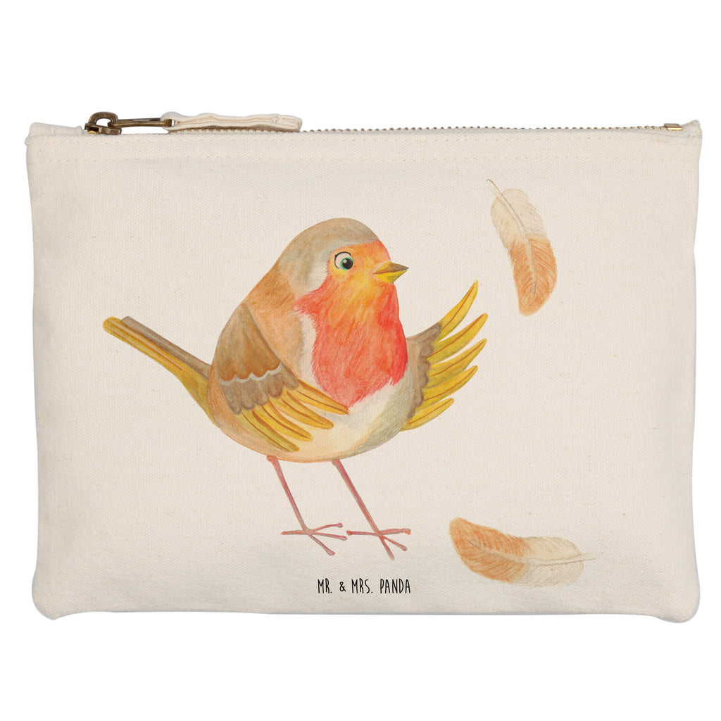 Schminktasche Rotkehlchen mit Federn Schminktasche, Kosmetiktasche, Kosmetikbeutel, Stiftemäppchen, Etui, Federmappe, Makeup, XXL, Schminketui, Kosmetiketui, Schlamperetui, Tiermotive, Gute Laune, lustige Sprüche, Tiere, What if i fall, Rotkehlchen, Spruch Motivation, Spruch Mut, Vogel, Motivation Sprüche, Motivationsbilder, fliegen