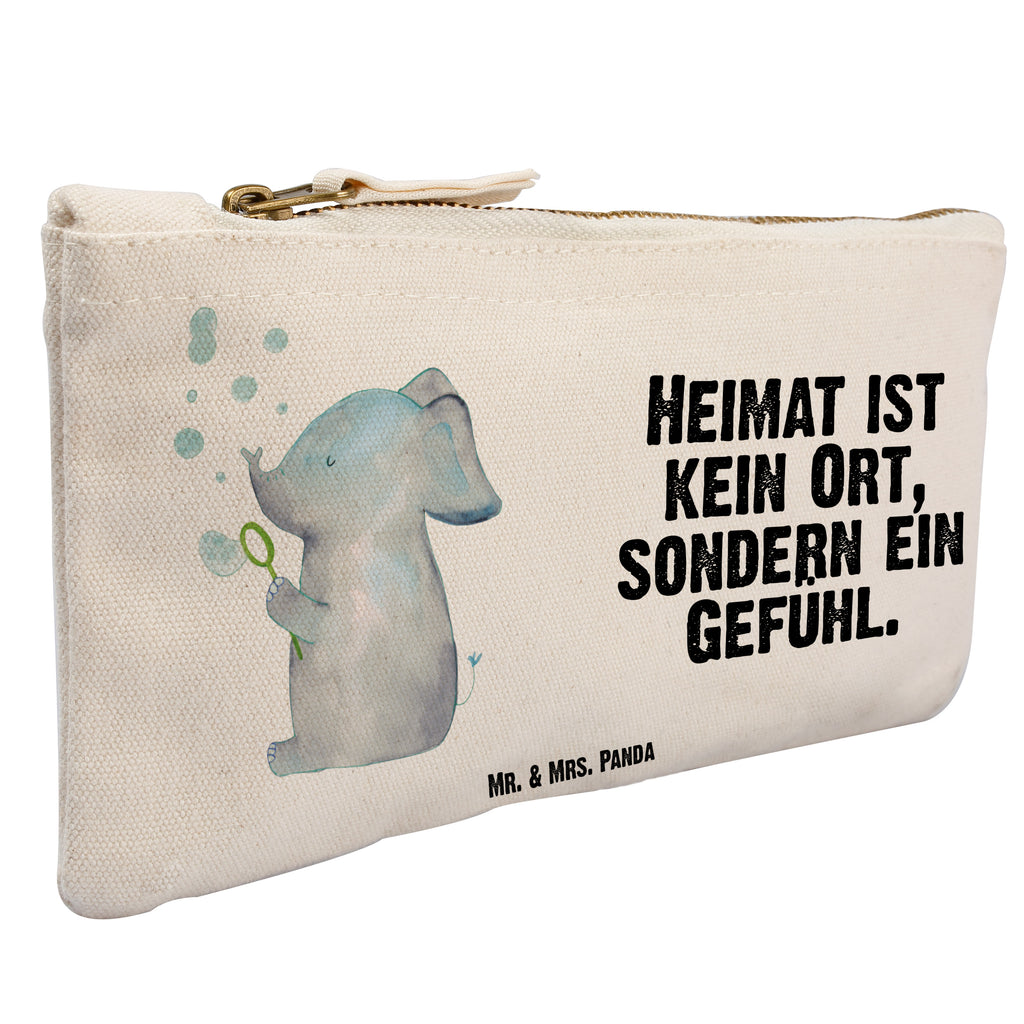 Schminktasche Elefant Seifenblasen Schminktasche, Kosmetiktasche, Kosmetikbeutel, Stiftemäppchen, Etui, Federmappe, Makeup, XXL, Schminketui, Kosmetiketui, Schlamperetui, Tiermotive, Gute Laune, lustige Sprüche, Tiere, Elefant, Elefanten, Dickhäter, Rüsseltier, Seifenblasen, Liebe, Heimat, Gefühl. Daheim, Liebesbeweis, Liebesspruch