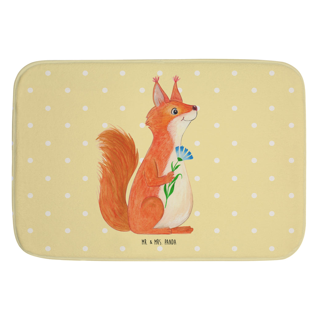 Badvorleger Eichhörnchen Blume Badematte, Badteppich, Duschvorleger, Badezimmerteppich, Badezimmermatte, Badvorleger, Duschmatte, Duschteppich, Tiermotive, Gute Laune, lustige Sprüche, Tiere, Eichhörnchen, Eichhorn, Spruch positiv, Lachen, Spaß, Motivation Sprüche, Motivation Bilder, glücklich Spruch, Spruch Deko