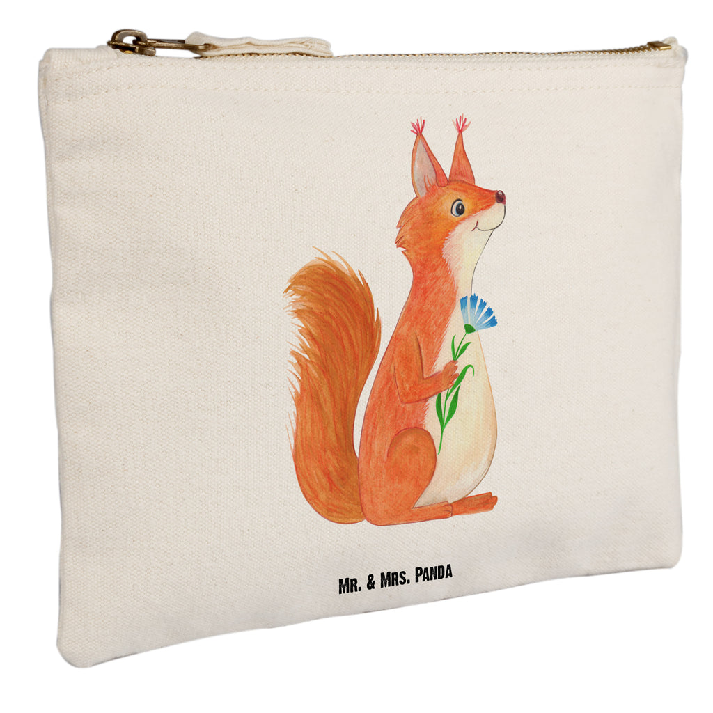 Schminktasche Eichhörnchen Blume Schminktasche, Kosmetiktasche, Kosmetikbeutel, Stiftemäppchen, Etui, Federmappe, Makeup, XXL, Schminketui, Kosmetiketui, Schlamperetui, Tiermotive, Gute Laune, lustige Sprüche, Tiere, Eichhörnchen, Eichhorn, Spruch positiv, Lachen, Spaß, Motivation Sprüche, Motivation Bilder, glücklich Spruch, Spruch Deko