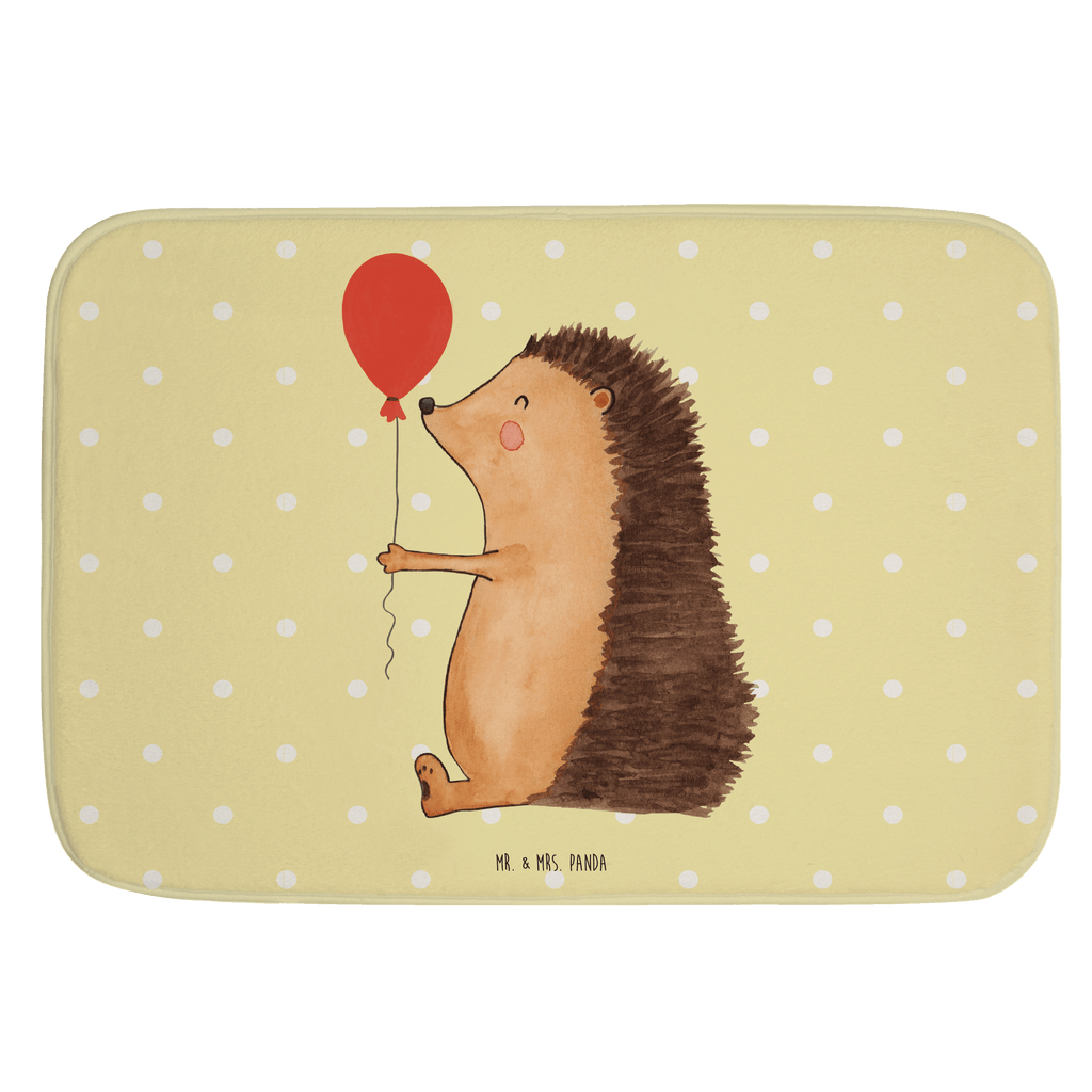 Badvorleger Igel mit Luftballon Badematte, Badteppich, Duschvorleger, Badezimmerteppich, Badezimmermatte, Badvorleger, Duschmatte, Duschteppich, Tiermotive, Gute Laune, lustige Sprüche, Tiere, Igel, Geburtstag, Herzlichen Glückwunsch, Glückwunsch, Geburtstagskind, Ballon, Happy Birthday