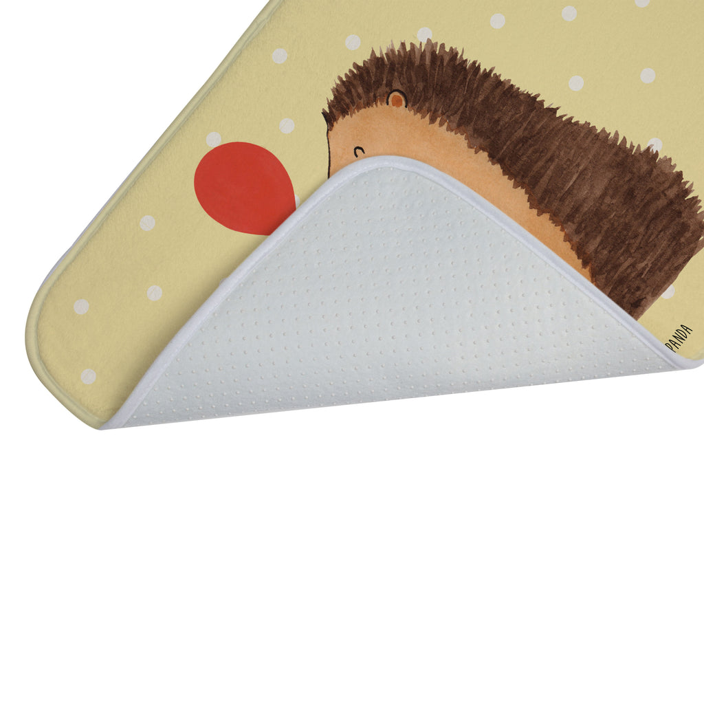 Badvorleger Igel mit Luftballon Badematte, Badteppich, Duschvorleger, Badezimmerteppich, Badezimmermatte, Badvorleger, Duschmatte, Duschteppich, Tiermotive, Gute Laune, lustige Sprüche, Tiere, Igel, Geburtstag, Herzlichen Glückwunsch, Glückwunsch, Geburtstagskind, Ballon, Happy Birthday