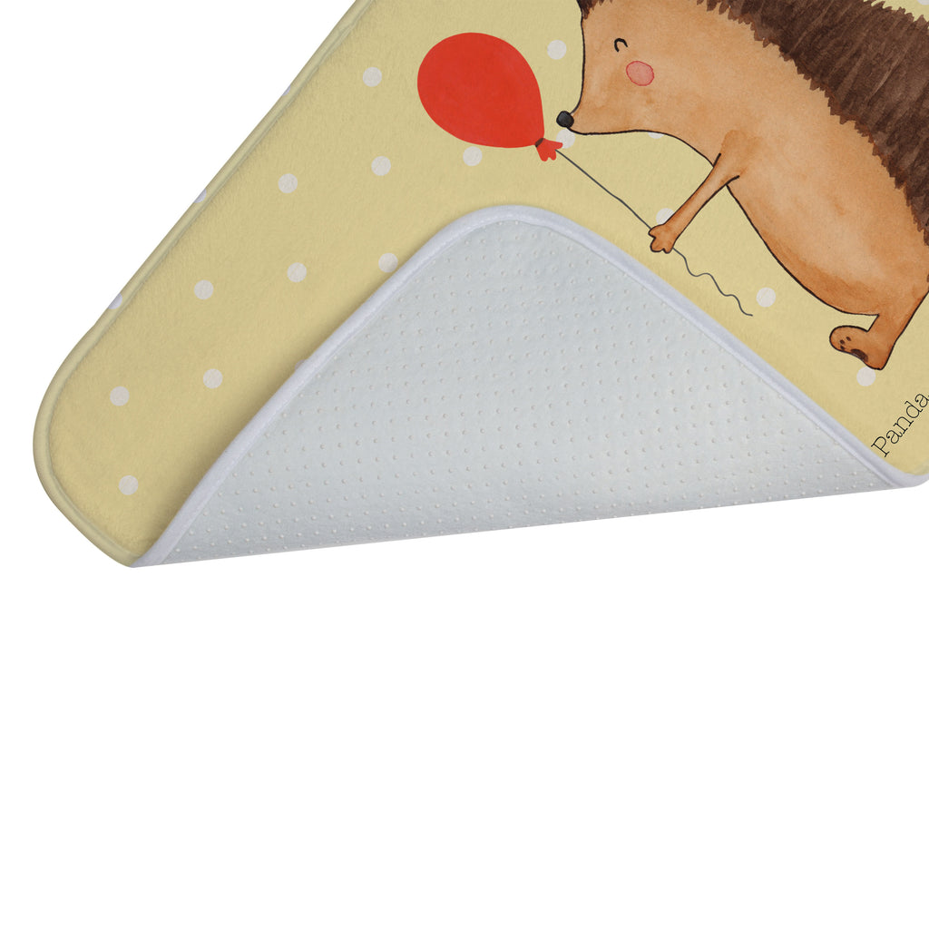 Badvorleger Igel mit Luftballon Badematte, Badteppich, Duschvorleger, Badezimmerteppich, Badezimmermatte, Badvorleger, Duschmatte, Duschteppich, Tiermotive, Gute Laune, lustige Sprüche, Tiere, Igel, Geburtstag, Herzlichen Glückwunsch, Glückwunsch, Geburtstagskind, Ballon, Happy Birthday