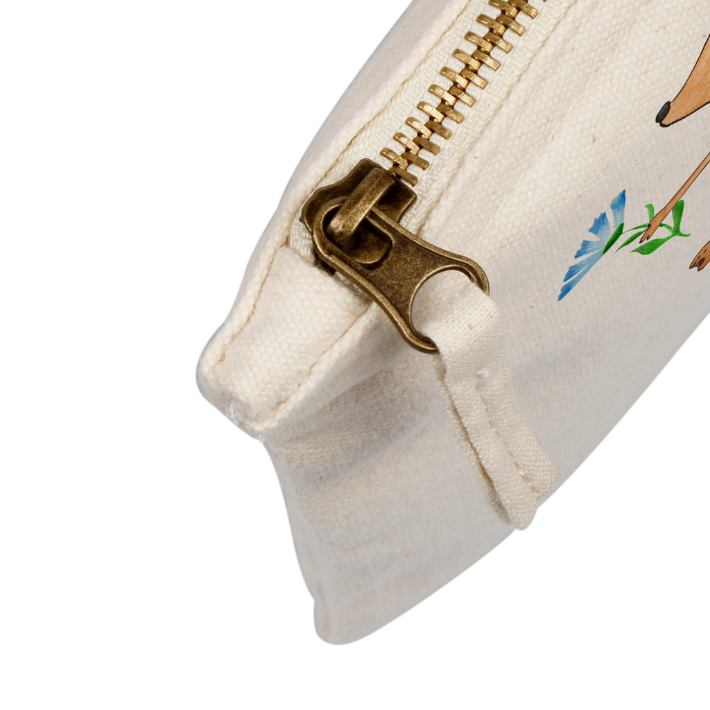 Schminktasche Igel mit Blume Schminktasche, Kosmetiktasche, Kosmetikbeutel, Stiftemäppchen, Etui, Federmappe, Makeup, XXL, Schminketui, Kosmetiketui, Schlamperetui, Tiermotive, Gute Laune, lustige Sprüche, Tiere, Igel, Gute Besserung, Genesungswünsche, Krankheit, Krankenhaus, krank, Besuch