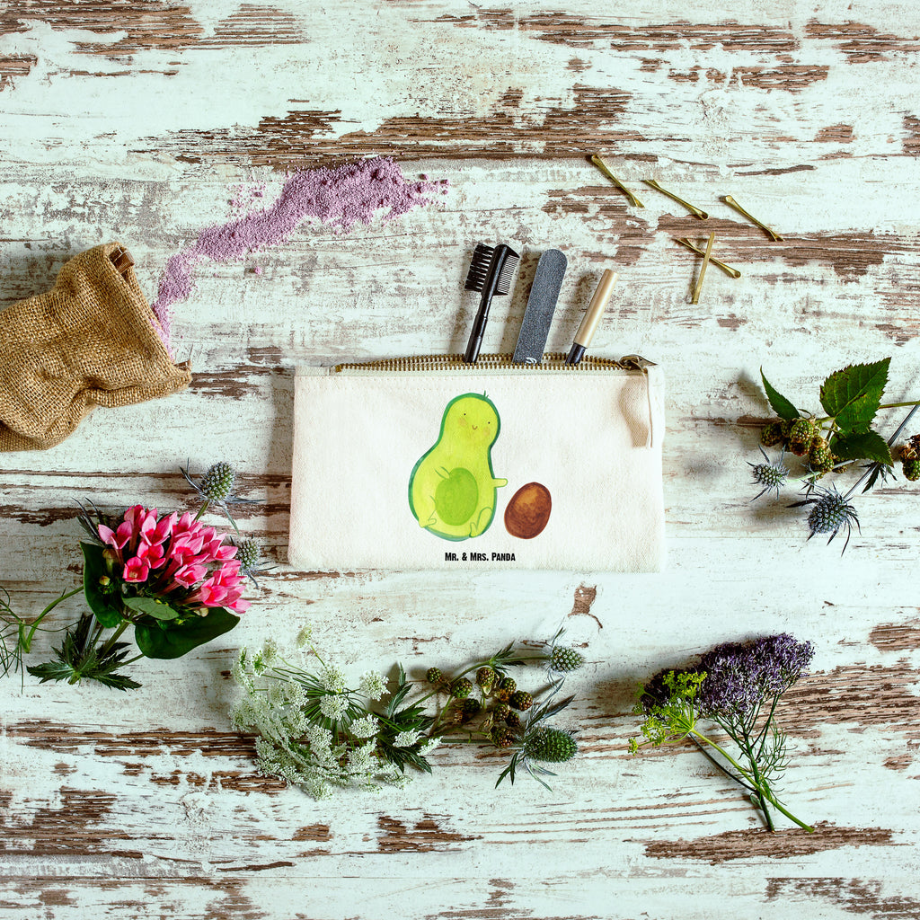 Schminktasche Avocado rollt Kern Schminktasche, Kosmetiktasche, Kosmetikbeutel, Stiftemäppchen, Etui, Federmappe, Makeup, XXL, Schminketui, Kosmetiketui, Schlamperetui, Avocado, Veggie, Vegan, Gesund, Avocados, Schwanger, Geburt, Geburtstag, Säugling, Kind, erstes Kind, zur Geburt, Schwangerschaft, Babyparty, Baby, große Liebe, Liebe, Love