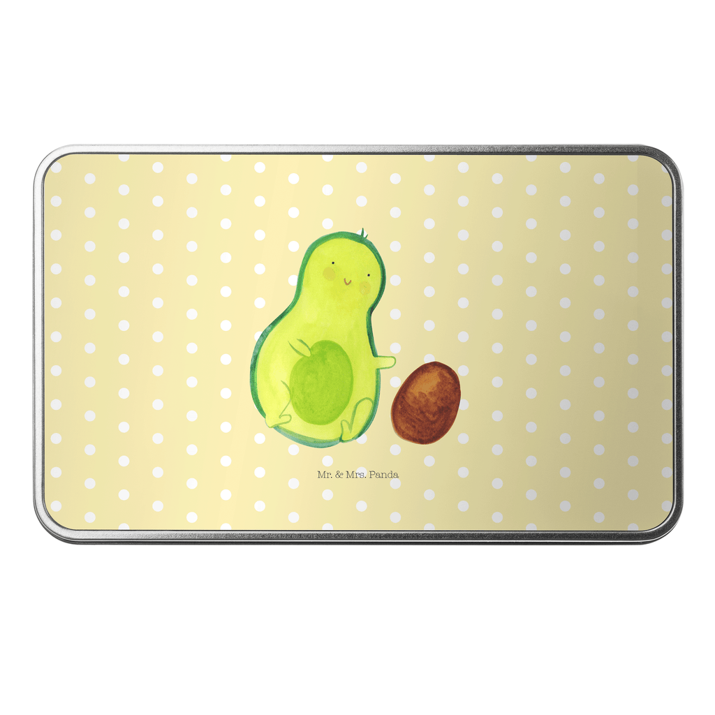 Metalldose rechteckig Avocado rollt Kern Blechdose, Metalldose, Blechbox, Container, Keksdose, Vorratsdose, Vorratsbox, Döschen, Versperbox, Vesperdose, Aufbewahrungsdose, Aufbewahrungsbox, Aluminiumdose, Dose, Avocado, Veggie, Vegan, Gesund, Avocados, Schwanger, Geburt, Geburtstag, Säugling, Kind, erstes Kind, zur Geburt, Schwangerschaft, Babyparty, Baby, große Liebe, Liebe, Love