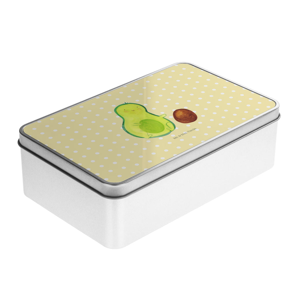 Metalldose rechteckig Avocado rollt Kern Blechdose, Metalldose, Blechbox, Container, Keksdose, Vorratsdose, Vorratsbox, Döschen, Versperbox, Vesperdose, Aufbewahrungsdose, Aufbewahrungsbox, Aluminiumdose, Dose, Avocado, Veggie, Vegan, Gesund, Avocados, Schwanger, Geburt, Geburtstag, Säugling, Kind, erstes Kind, zur Geburt, Schwangerschaft, Babyparty, Baby, große Liebe, Liebe, Love