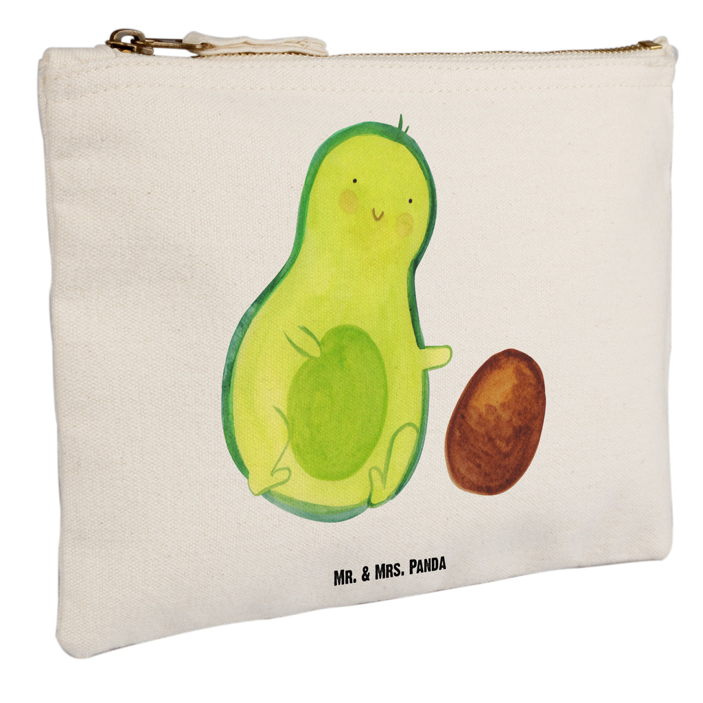 Schminktasche Avocado rollt Kern Schminktasche, Kosmetiktasche, Kosmetikbeutel, Stiftemäppchen, Etui, Federmappe, Makeup, XXL, Schminketui, Kosmetiketui, Schlamperetui, Avocado, Veggie, Vegan, Gesund, Avocados, Schwanger, Geburt, Geburtstag, Säugling, Kind, erstes Kind, zur Geburt, Schwangerschaft, Babyparty, Baby, große Liebe, Liebe, Love