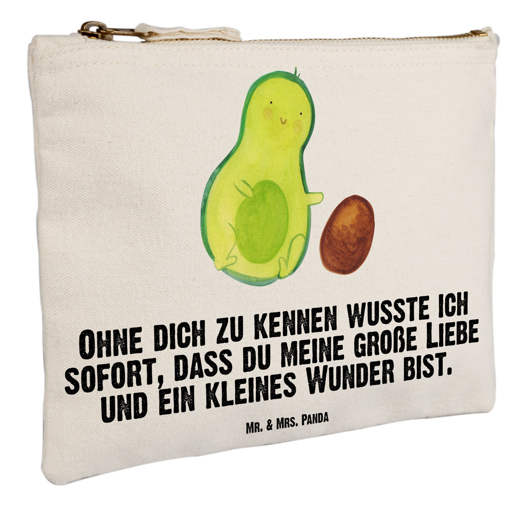 Schminktasche Avocado rollt Kern Schminktasche, Kosmetiktasche, Kosmetikbeutel, Stiftemäppchen, Etui, Federmappe, Makeup, XXL, Schminketui, Kosmetiketui, Schlamperetui, Avocado, Veggie, Vegan, Gesund, Avocados, Schwanger, Geburt, Geburtstag, Säugling, Kind, erstes Kind, zur Geburt, Schwangerschaft, Babyparty, Baby, große Liebe, Liebe, Love
