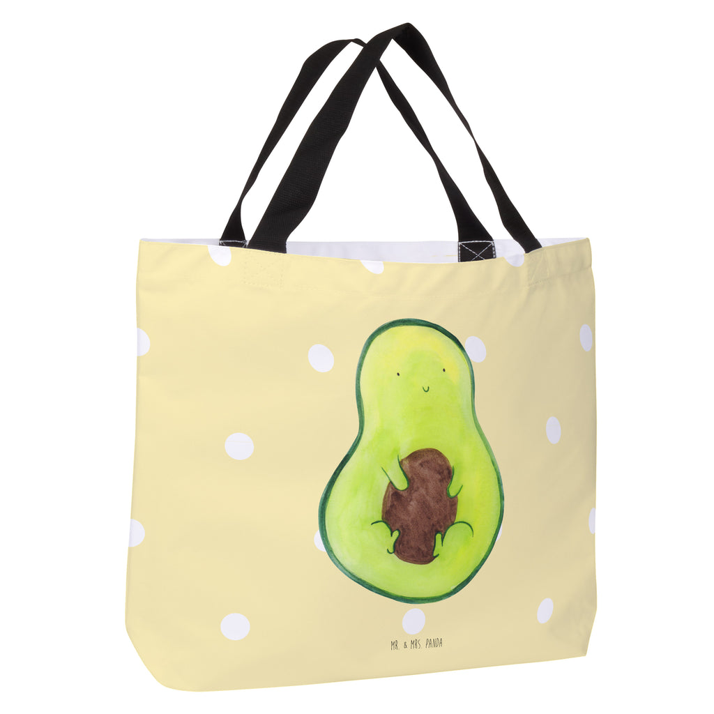 Shopper Avocado mit Kern Beutel, Einkaufstasche, Tasche, Strandtasche, Einkaufsbeutel, Shopper, Schultasche, Freizeittasche, Tragebeutel, Schulbeutel, Alltagstasche, Avocado, Veggie, Vegan, Gesund, Avokado, Avocadokern, Kern, Pflanze, Spruch Leben
