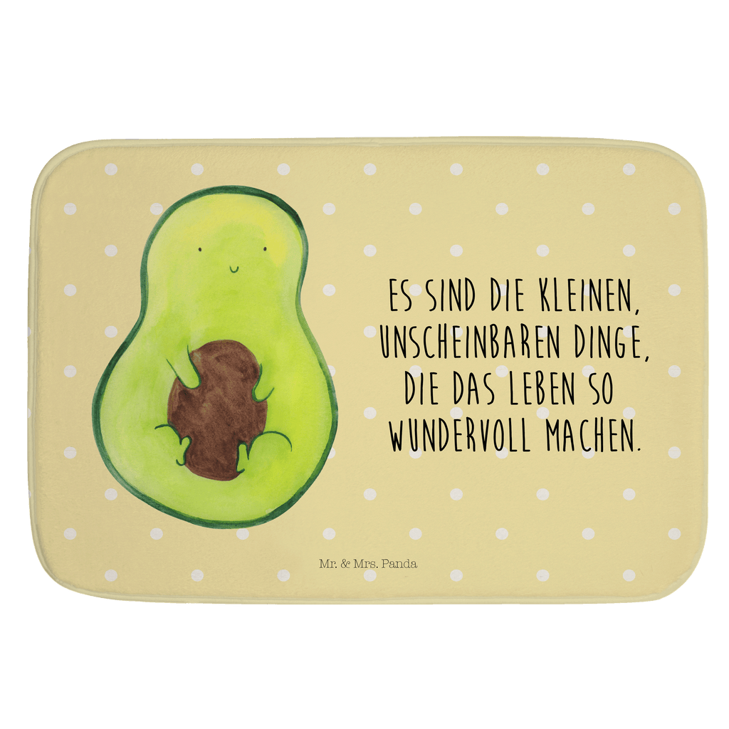 Badvorleger Avocado mit Kern Badematte, Badteppich, Duschvorleger, Badezimmerteppich, Badezimmermatte, Badvorleger, Duschmatte, Duschteppich, Avocado, Veggie, Vegan, Gesund, Avokado, Avocadokern, Kern, Pflanze, Spruch Leben