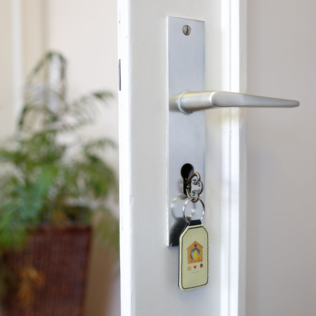 Rechteckig Schlüsselanhänger Vogelhaus Schlüsselanhänger, Anhänger, Taschenanhänger, Glücksbringer, Schutzengel, Tiermotive, Gute Laune, lustige Sprüche, Tiere, Vogel, Vögel, Vogelhaus, Vogelhäuschen, Home sweet home, Zuhause, Nest, Eigenheim, Familie, Wohnung, Haus, unser Haus, Lieblingsort, Castle