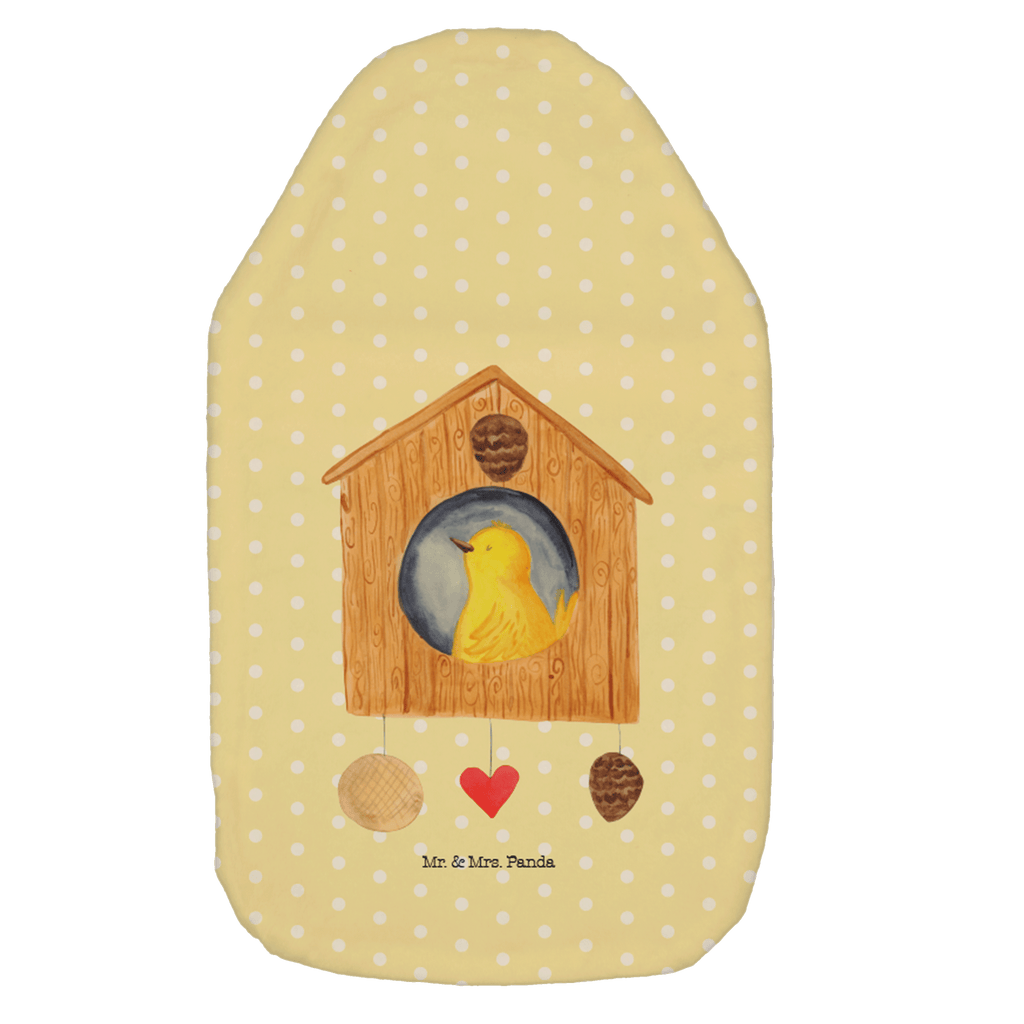 Wärmflasche Vogelhaus Wärmekissen, Kinderwärmflasche, Körnerkissen, Wärmflaschenbezug, Wärmflasche mit Bezug, Tiermotive, Gute Laune, lustige Sprüche, Tiere, Vogel, Vögel, Vogelhaus, Vogelhäuschen, Home sweet home, Zuhause, Nest, Eigenheim, Familie, Wohnung, Haus, unser Haus, Lieblingsort, Castle