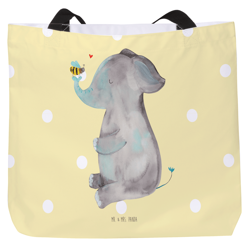 Shopper Elefant & Biene Beutel, Einkaufstasche, Tasche, Strandtasche, Einkaufsbeutel, Shopper, Schultasche, Freizeittasche, Tragebeutel, Schulbeutel, Alltagstasche, Tiermotive, Gute Laune, lustige Sprüche, Tiere, Elefant, Biene, Liebe, Liebesbeweis, Jahrestag, Liebesgeschenk, Heiratsantrag, Hochzeitsgeschenk, Liebesspruch