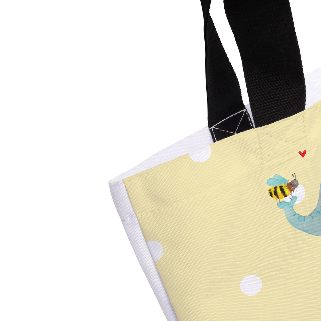Shopper Elefant & Biene Beutel, Einkaufstasche, Tasche, Strandtasche, Einkaufsbeutel, Shopper, Schultasche, Freizeittasche, Tragebeutel, Schulbeutel, Alltagstasche, Tiermotive, Gute Laune, lustige Sprüche, Tiere, Elefant, Biene, Liebe, Liebesbeweis, Jahrestag, Liebesgeschenk, Heiratsantrag, Hochzeitsgeschenk, Liebesspruch