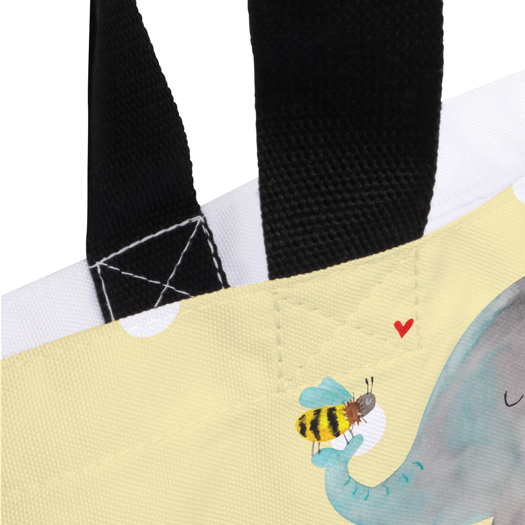 Shopper Elefant & Biene Beutel, Einkaufstasche, Tasche, Strandtasche, Einkaufsbeutel, Shopper, Schultasche, Freizeittasche, Tragebeutel, Schulbeutel, Alltagstasche, Tiermotive, Gute Laune, lustige Sprüche, Tiere, Elefant, Biene, Liebe, Liebesbeweis, Jahrestag, Liebesgeschenk, Heiratsantrag, Hochzeitsgeschenk, Liebesspruch