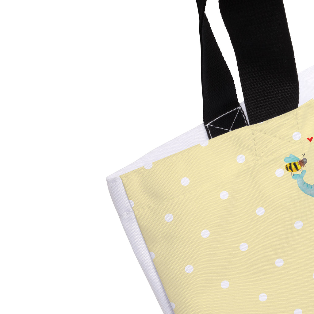 Shopper Elefant & Biene Beutel, Einkaufstasche, Tasche, Strandtasche, Einkaufsbeutel, Shopper, Schultasche, Freizeittasche, Tragebeutel, Schulbeutel, Alltagstasche, Tiermotive, Gute Laune, lustige Sprüche, Tiere, Elefant, Biene, Liebe, Liebesbeweis, Jahrestag, Liebesgeschenk, Heiratsantrag, Hochzeitsgeschenk, Liebesspruch