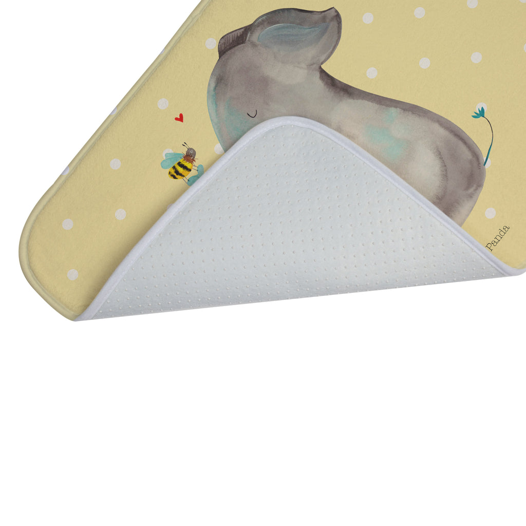 Badvorleger Elefant & Biene Badematte, Badteppich, Duschvorleger, Badezimmerteppich, Badezimmermatte, Badvorleger, Duschmatte, Duschteppich, Tiermotive, Gute Laune, lustige Sprüche, Tiere, Elefant, Biene, Liebe, Liebesbeweis, Jahrestag, Liebesgeschenk, Heiratsantrag, Hochzeitsgeschenk, Liebesspruch