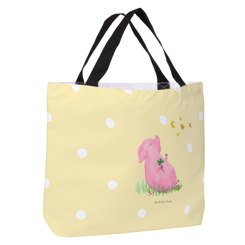 Shopper Glücksschwein Beutel, Einkaufstasche, Tasche, Strandtasche, Einkaufsbeutel, Shopper, Schultasche, Freizeittasche, Tragebeutel, Schulbeutel, Alltagstasche, Tiermotive, Gute Laune, lustige Sprüche, Tiere, Glücksschwein. Glück, Schwein, Schweinchen, Sterne, Sernchen, Ziele, Träume, Motivation, Glücksbringer