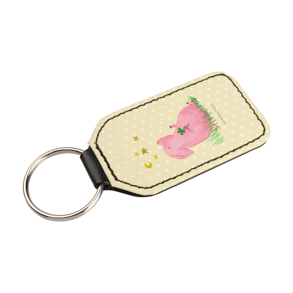 Rechteckig Schlüsselanhänger Glücksschwein Schlüsselanhänger, Anhänger, Taschenanhänger, Glücksbringer, Schutzengel, Tiermotive, Gute Laune, lustige Sprüche, Tiere, Glücksschwein. Glück, Schwein, Schweinchen, Sterne, Sernchen, Ziele, Träume, Motivation