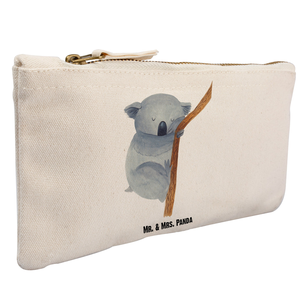 Schminktasche Koalabär Schminktasche, Kosmetiktasche, Kosmetikbeutel, Stiftemäppchen, Etui, Federmappe, Makeup, XXL, Schminketui, Kosmetiketui, Schlamperetui, Tiermotive, Gute Laune, lustige Sprüche, Tiere, Koala, träumen, Traum, schlafen, Schlafzimmer, Traumland, Bär, Koalabär