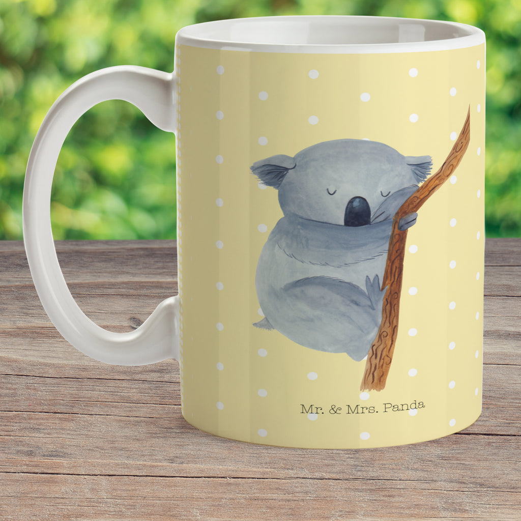 Kindertasse Koalabär Kunststoff Tasse, Kindergarten, Tasse, Trinkbecher, Camping Becher, Kaffeetasse, Kunststoffbecher, Kindergartenbecher, Outdoorgeschirr, Kunststoffgeschirr, Reisebecher, Reisetasse, Kinderbecher, Tiermotive, Gute Laune, lustige Sprüche, Tiere, Koala, träumen, Traum, schlafen, Schlafzimmer, Traumland, Bär, Koalabär