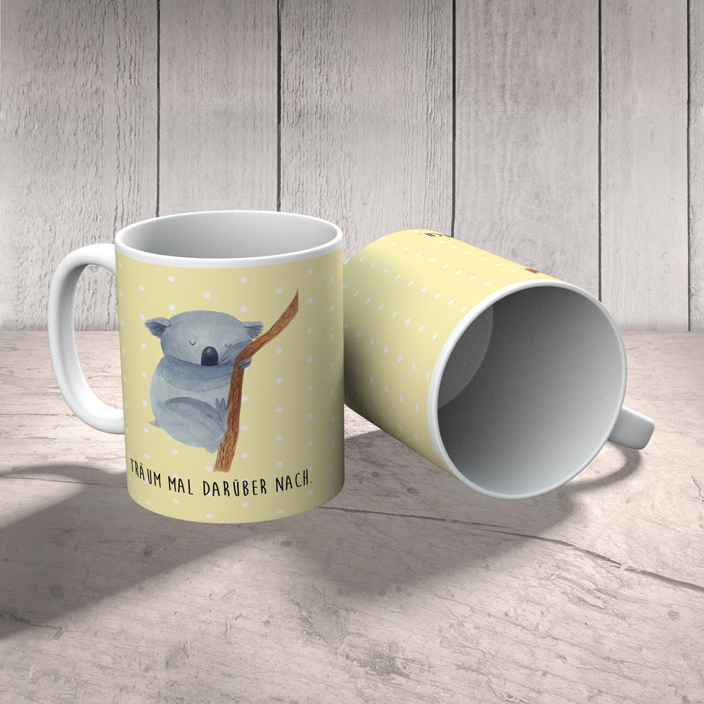 Kindertasse Koalabär Kunststoff Tasse, Kindergarten, Tasse, Trinkbecher, Camping Becher, Kaffeetasse, Kunststoffbecher, Kindergartenbecher, Outdoorgeschirr, Kunststoffgeschirr, Reisebecher, Reisetasse, Kinderbecher, Tiermotive, Gute Laune, lustige Sprüche, Tiere, Koala, träumen, Traum, schlafen, Schlafzimmer, Traumland, Bär, Koalabär