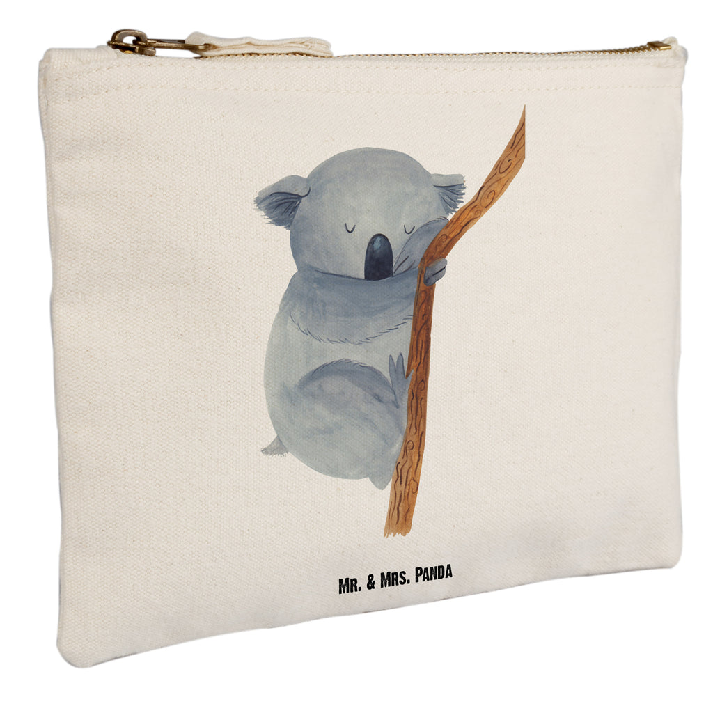 Schminktasche Koalabär Schminktasche, Kosmetiktasche, Kosmetikbeutel, Stiftemäppchen, Etui, Federmappe, Makeup, XXL, Schminketui, Kosmetiketui, Schlamperetui, Tiermotive, Gute Laune, lustige Sprüche, Tiere, Koala, träumen, Traum, schlafen, Schlafzimmer, Traumland, Bär, Koalabär