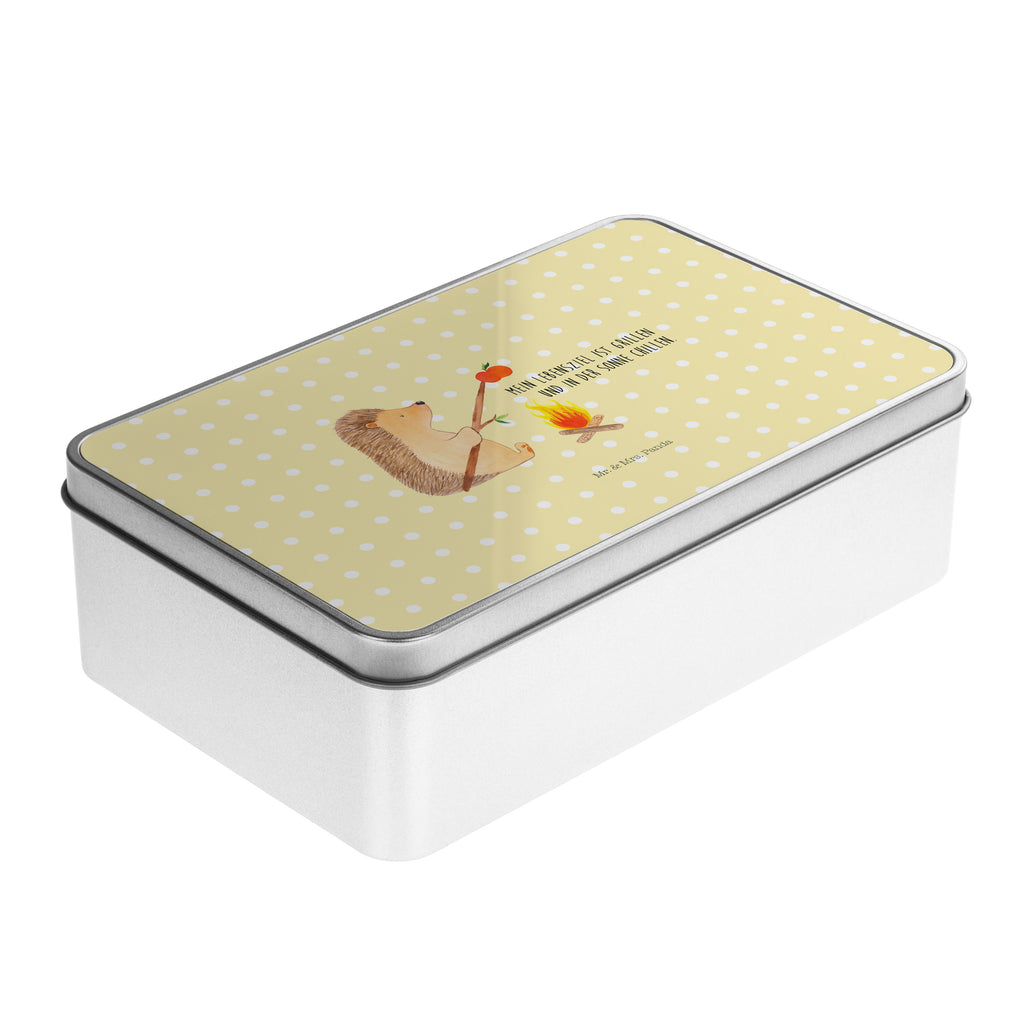 Metalldose rechteckig Igel grillt Blechdose, Metalldose, Blechbox, Container, Keksdose, Vorratsdose, Vorratsbox, Döschen, Versperbox, Vesperdose, Aufbewahrungsdose, Aufbewahrungsbox, Aluminiumdose, Dose, Tiermotive, Gute Laune, lustige Sprüche, Tiere, Igel, Grillen, Ziele, Motivation, arbeitslos, Sinn des Lebens, Spruch