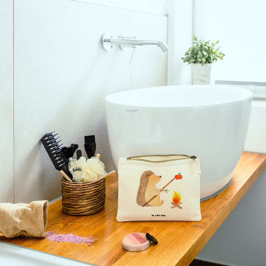 Schminktasche Igel grillt Schminktasche, Kosmetiktasche, Kosmetikbeutel, Stiftemäppchen, Etui, Federmappe, Makeup, XXL, Schminketui, Kosmetiketui, Schlamperetui, Tiermotive, Gute Laune, lustige Sprüche, Tiere, Igel, Grillen, Ziele, Motivation, arbeitslos, Sinn des Lebens, Spruch